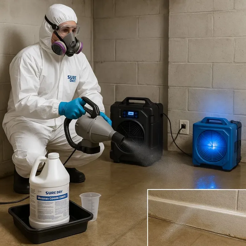 Sanitization and Odor Removal process in District Heights, MD